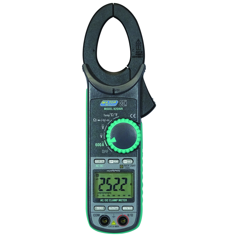 600A Professional AC/DC True RMS Clamp Meter | MajorTech
